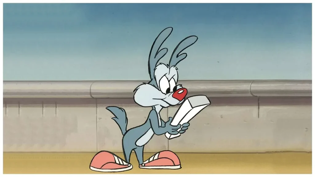 Iconic big ears cartoon character Calamity Coyote 