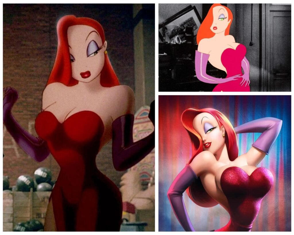 Hottest cartoon character Jessica Rabbit from Who Framed Roger Rabbit