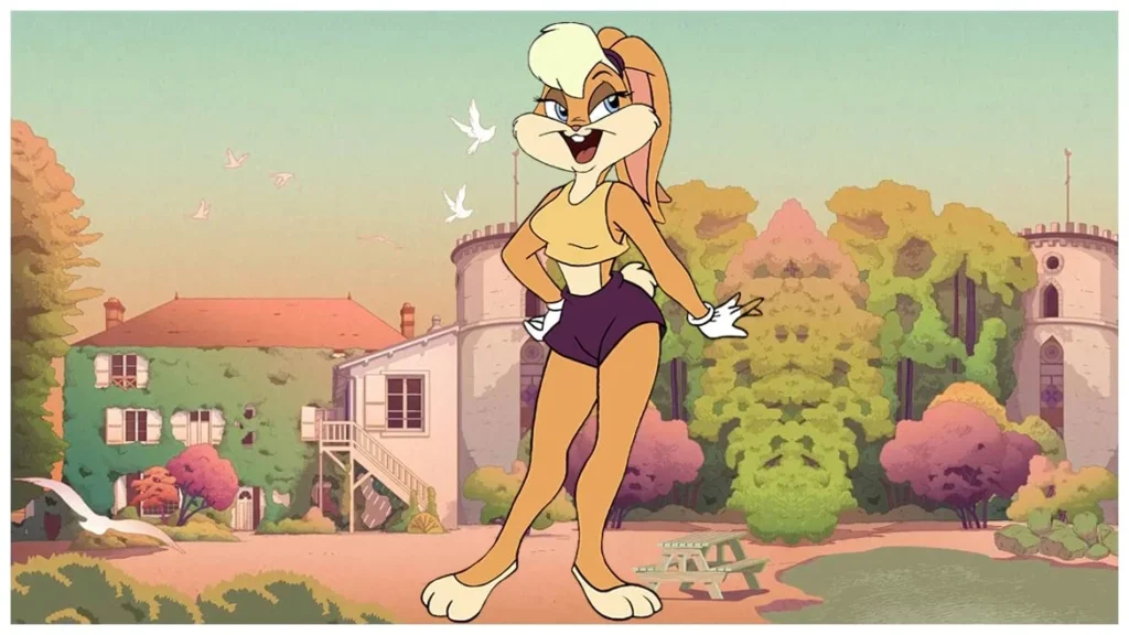Big ears cartoon character Lola Bunny from Looney Tunes