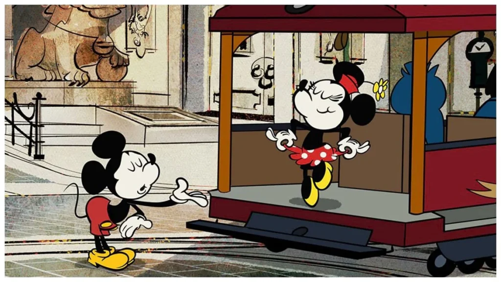 big ears cartoon character Mickey Mouse