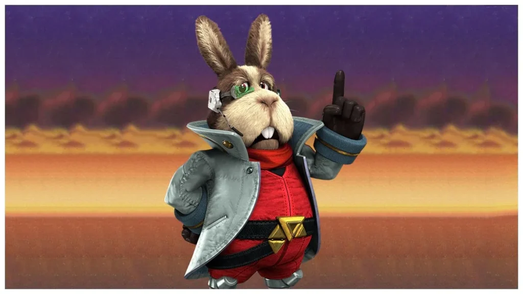 popular big ears cartoon character Peppy Hare