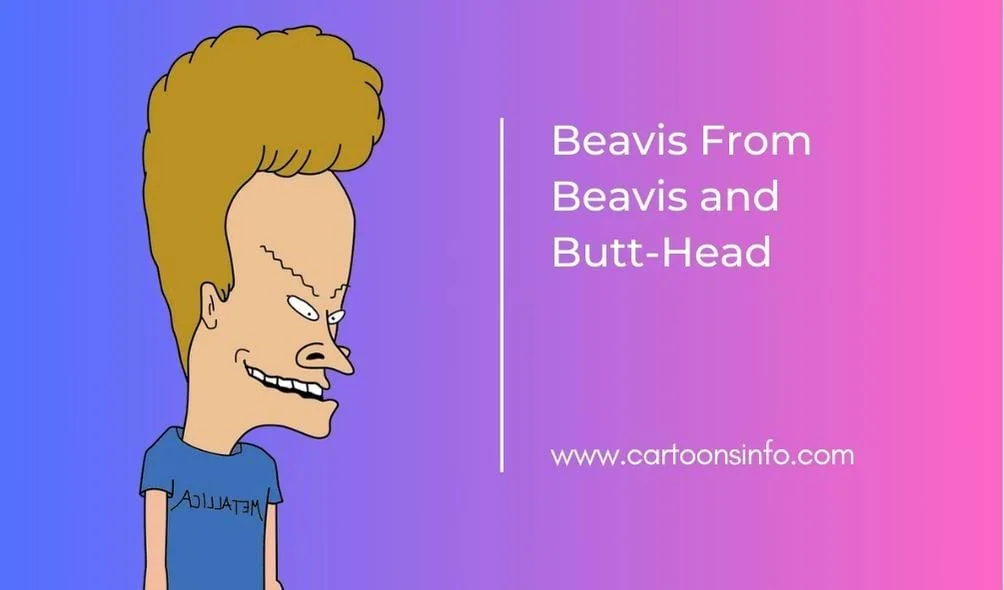 Long Faced Cartoon Character Beavis From Beavis and Butt-Head