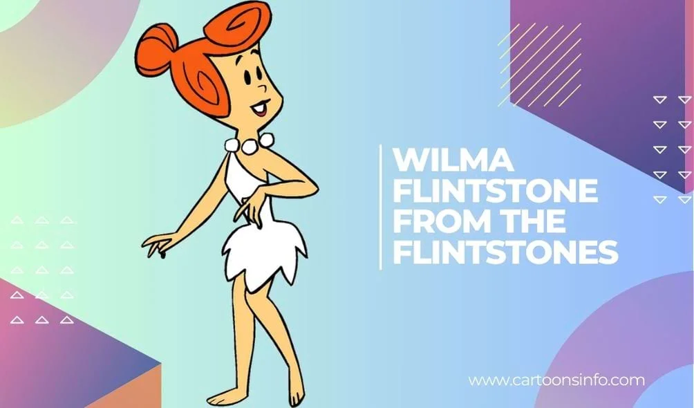 red hair cartoon character Wilma Flintstone from The Flintstones franchise