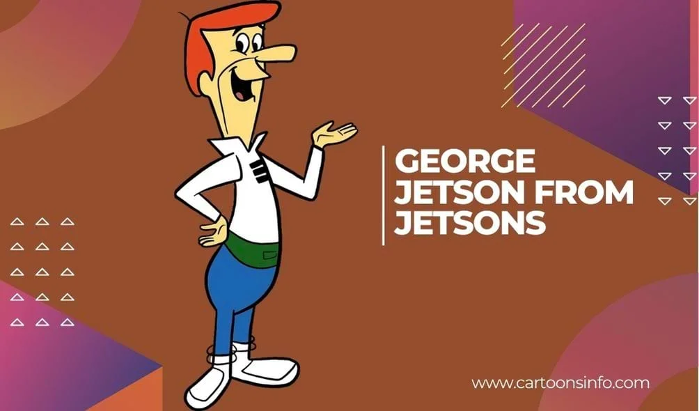 Red hair cartoon character George Jetson from The Jetsons