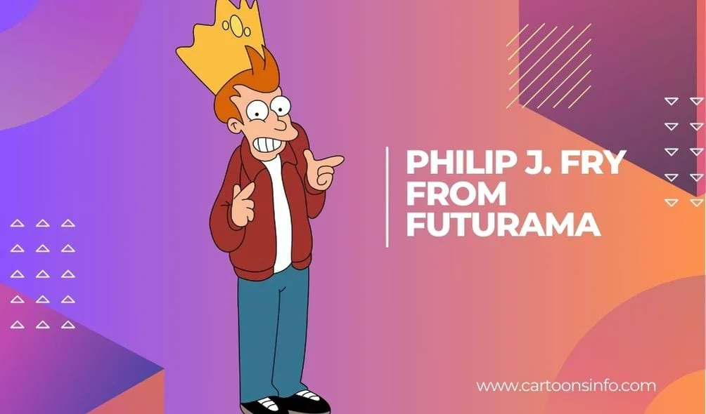 Red hair cartoon character Philip J. Fry from Futurama