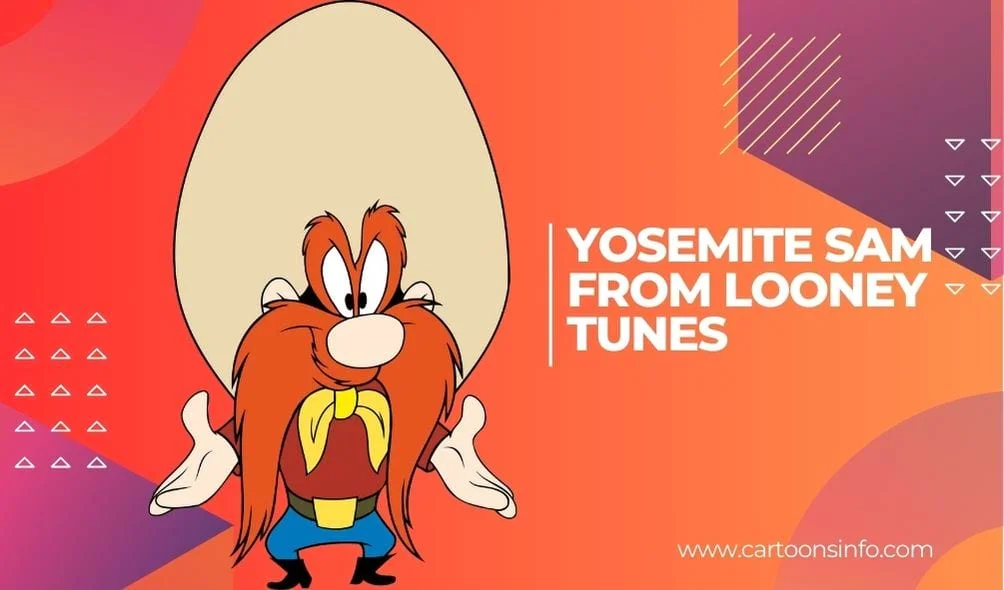 Redhead cartoon character Yosemite Sam from Looney Tunes