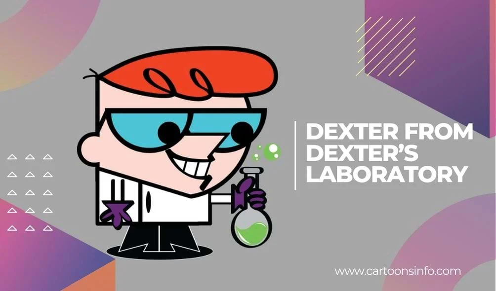 Red hair cartoon character Dexter from Dexter’s Laboratory