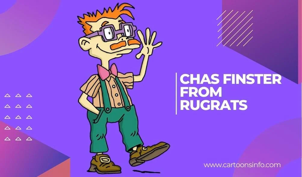 red hair character Chas Finster from Rugrats