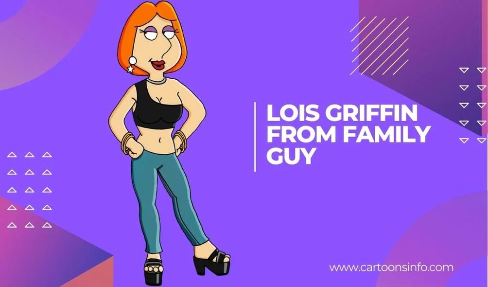 Red hair cartoon character Lois Griffin from Family Guy