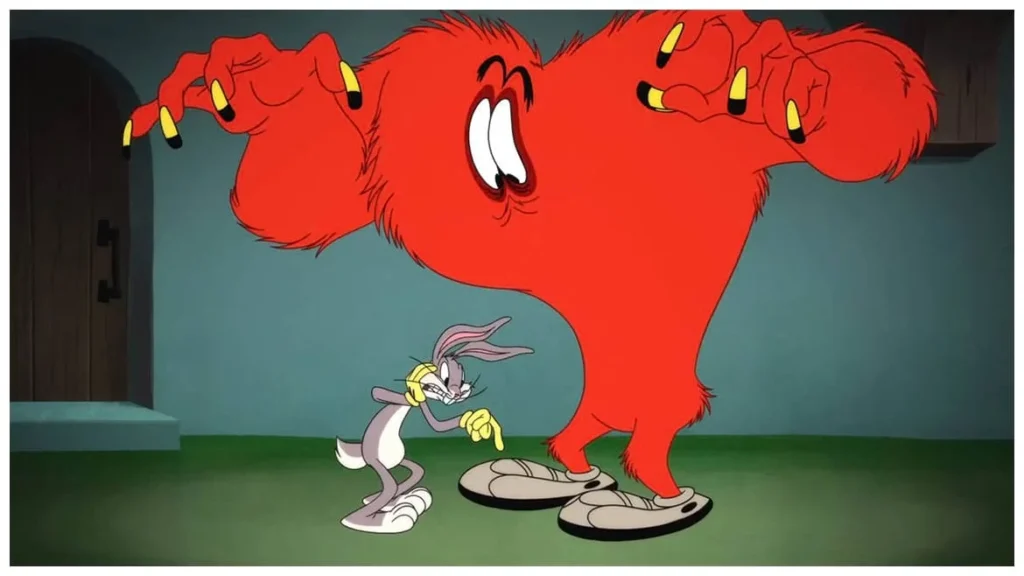Red Cartoon Character Gossamer from Looney Tunes