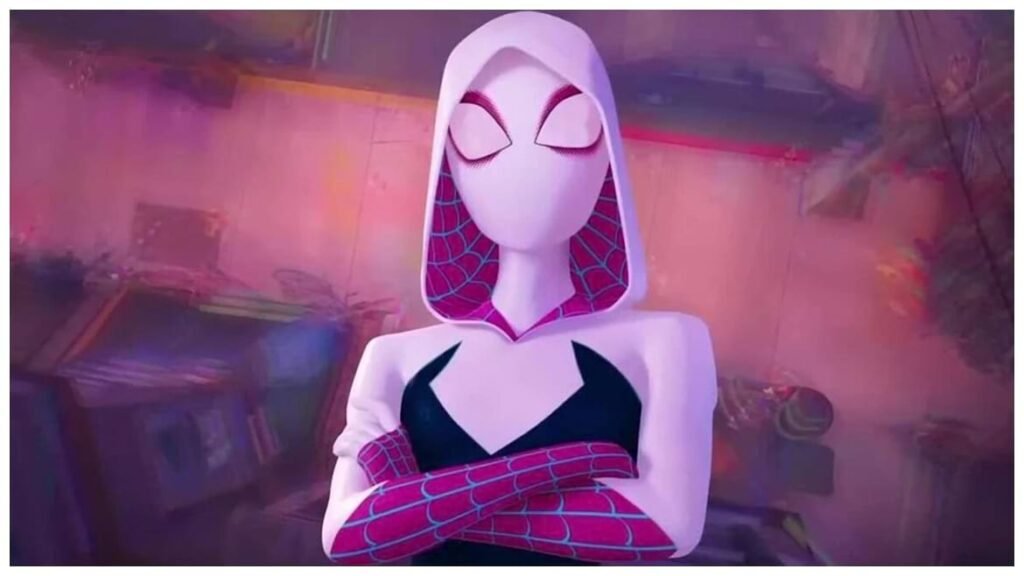 Most Beautiful Hood Cartoon Character  Gwen Stacy from Spider-Gwen