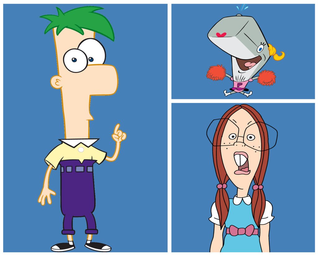 Long Face Cartoon Characters