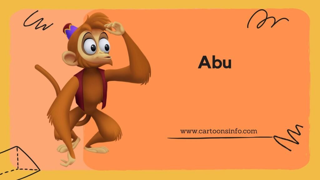 Monkey Cartoon Characters; Abu from Aladdin