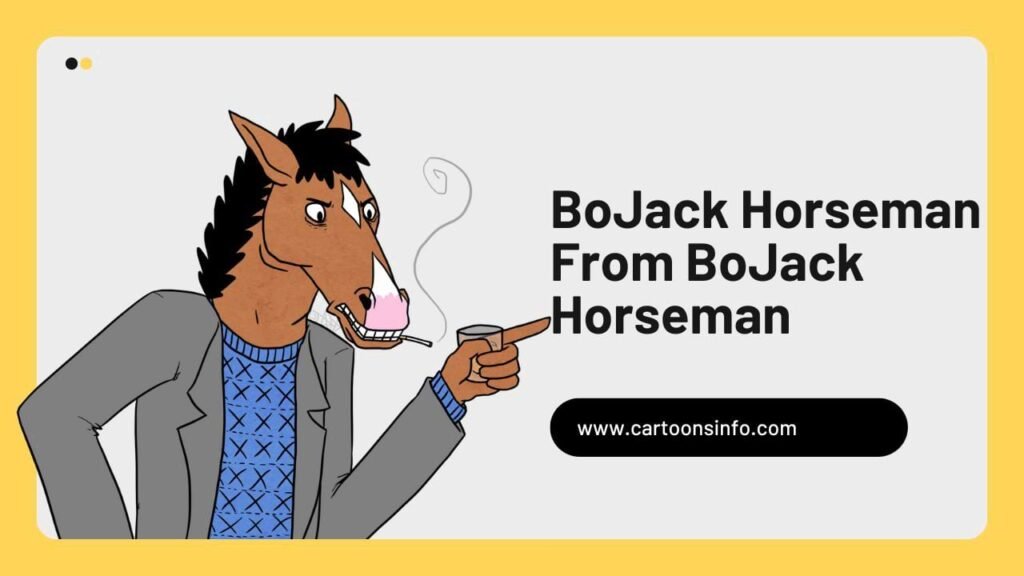 Brown Cartoon Character BoJack Horseman From BoJack Horseman