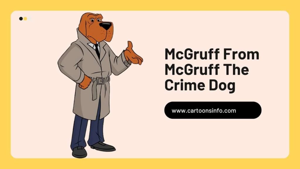 Brown Cartoon Character McGruff From McGruff The Crime Dog