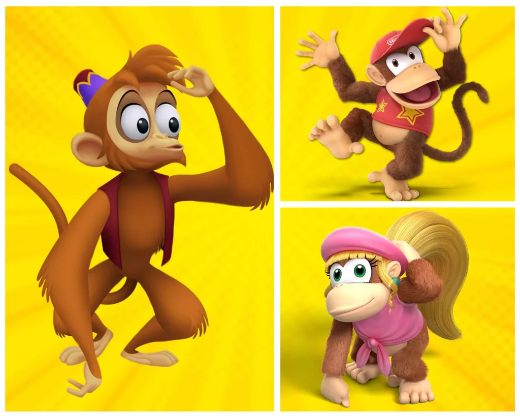 Monkey Cartoon Characters
