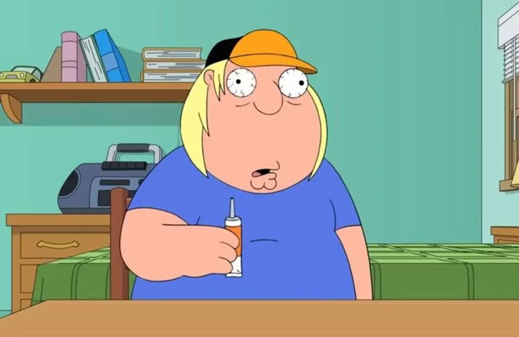 Nerd Cartoon Characters: Chris Griffin from Family Guy