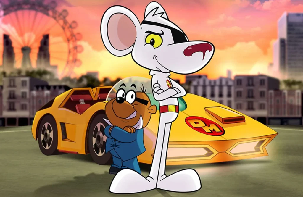 White Cartoon Characters: Danger Mouse from Danger Mouse