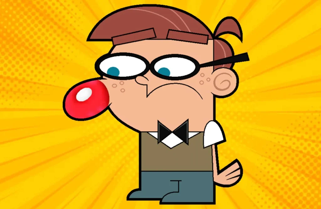 Nerdy Cartoon Characters With Glasses: Elmer from The Fairly Odd Parents