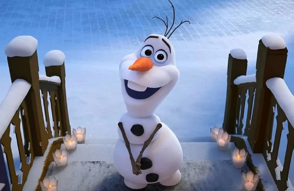 White Cartoon Characters: Olaf from Frozen