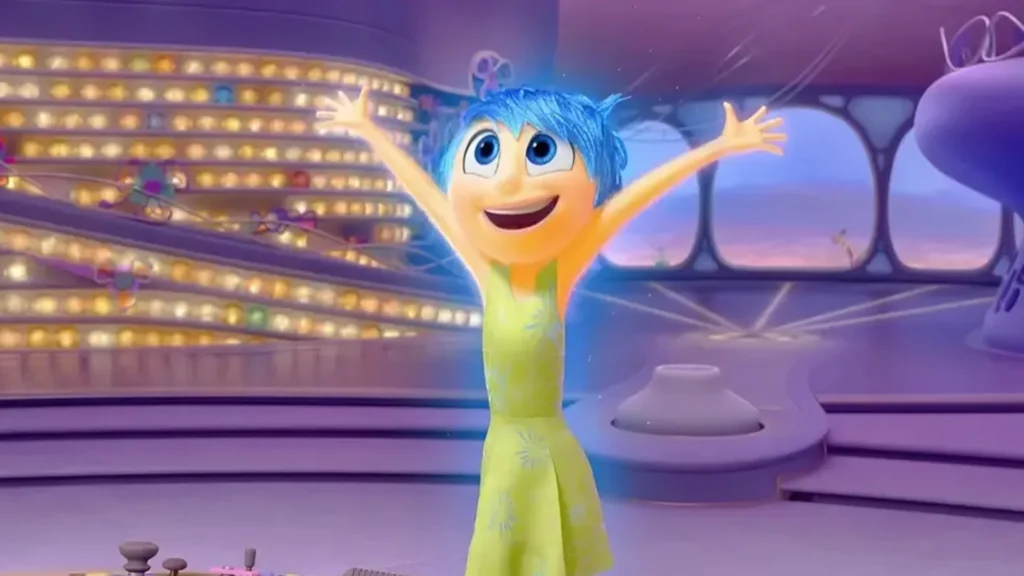 Cartoon Characters With Blue Hair: Joy from Inside Out