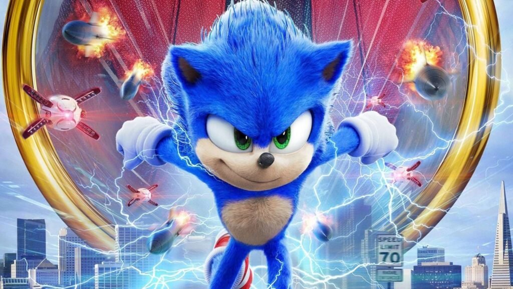 Cartoon Characters With Blue Hair: Sonic the Hedgehog from Sonic the Hedgehog