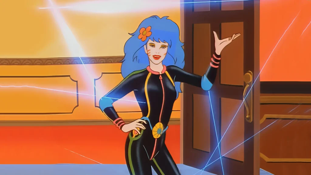 Cartoon Characters With Blue Hair: Stormer from Jem and The Holograms